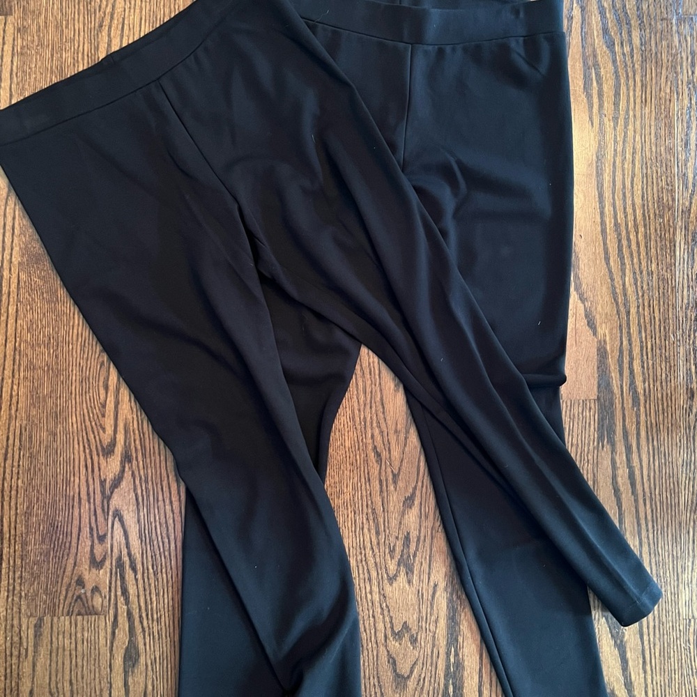 2 Pairs Women's Ann Taylor Loft Black Leggings size large